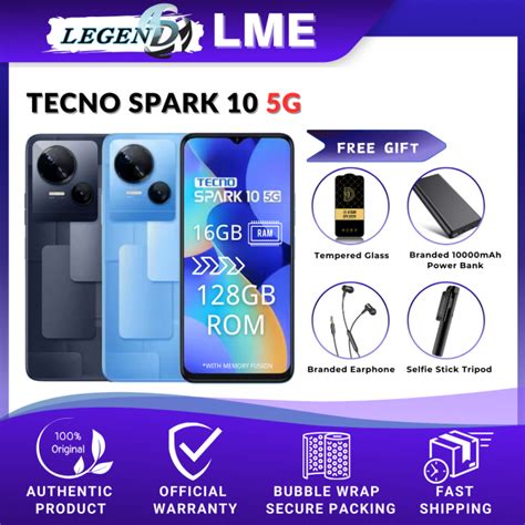 Tecno Spark 10 5G 8GB 128GB Original Smartphone Tecno Malaysia