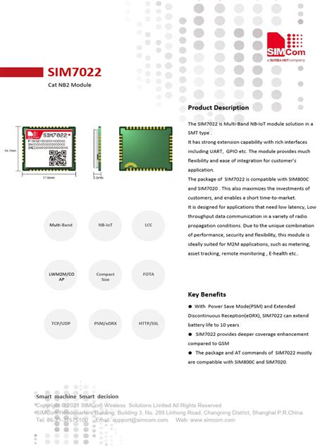 SIM7022_SPEC_EN_20210611 | PDF | Transport Layer Security | Networking ...