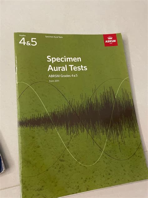 Grade Abrsm Specimen Aural Tests Book Hobbies Toys Music