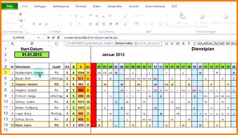 Einsatzplanung Excel Vorlage Sampletemplatex Sampletemplatex