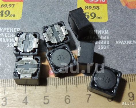 Катушка индуктивности, дроссель CD127R в ферритофом сердечнике 12*12*7 ...