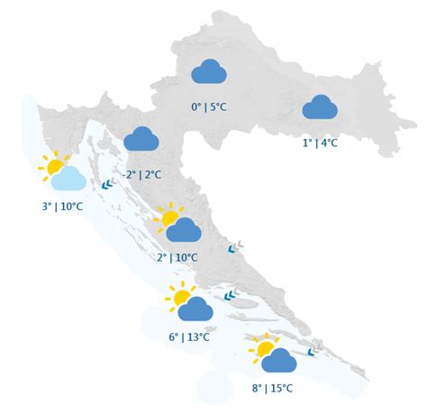 Vrijeme danas Pretežno oblačno Zagreb danas