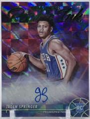 Jaden Springer Green Ri Jsp Prices Panini Hoops Rookie Ink