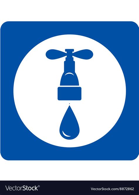 tap  drop icon royalty  vector image vectorstock