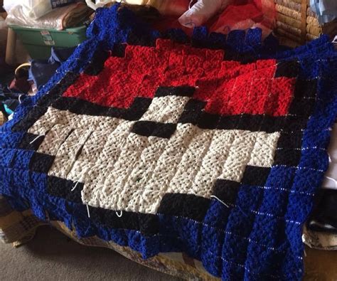 Pixel Art Crocheted Blanket 3 Steps Instructables