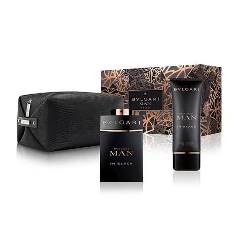 Bvlgari Man In Black Gift Set 100ml Eau De Parfum EDP 100ml Aftershave