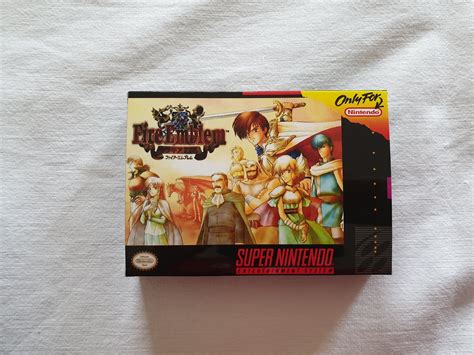 Fire Emblem Thracia 776 Snes Super Nes Box With Insert Top Etsy