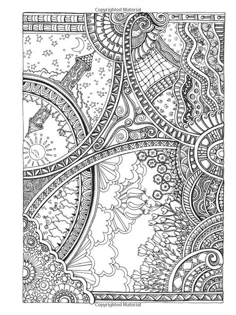 Creative Haven Insanely Intricate Entangled Landscapes Coloring Book