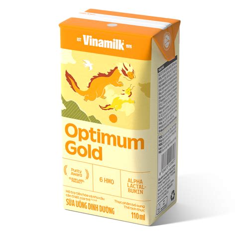 Sữa uống dinh dưỡng Optimum Gold 110ml (Lốc 4 hộp) giá tốt