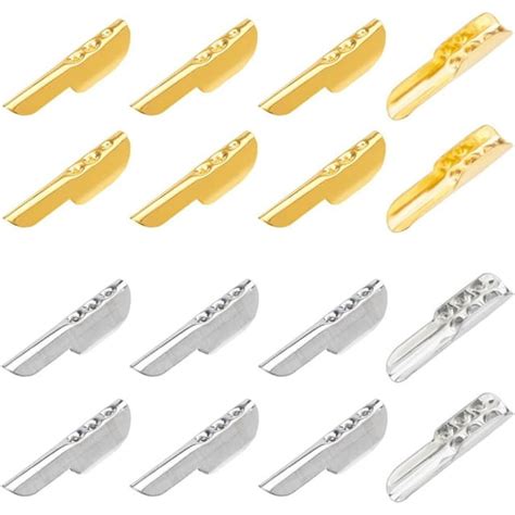 1set 240pcs 2 Colors Elastic Barbed Cord Fastener Shoe Lace Tips Column