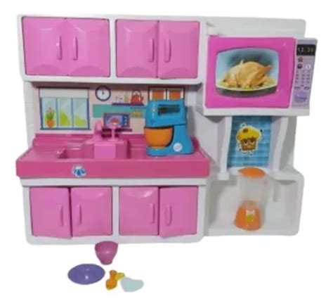 Cozinha Infantil Completa Maxi House Lua De Cristal Rosa Parcelamento