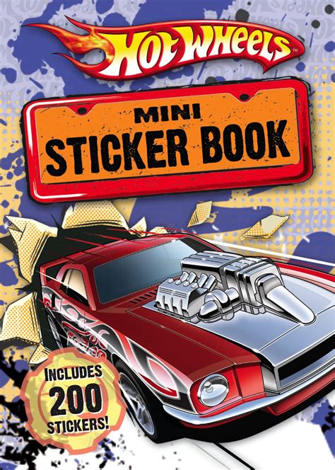 Mini Sticker Book Hot Wheels Amazon Br