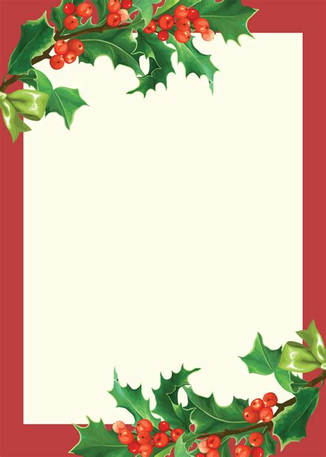 Blank Christmas Card Template Printable | Gerald Printable
