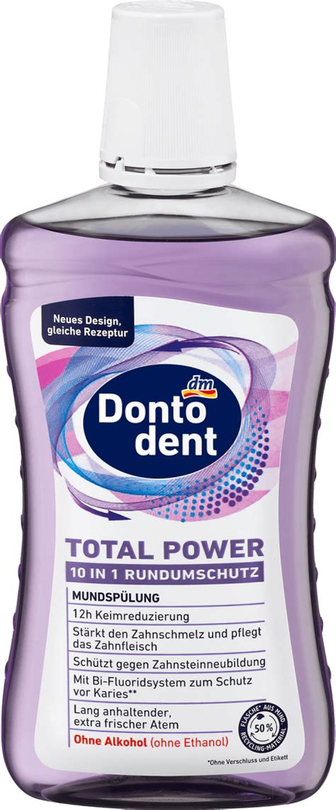 Dontodent Antibakterijska vodica za ispiranje usta Total Power 10u1