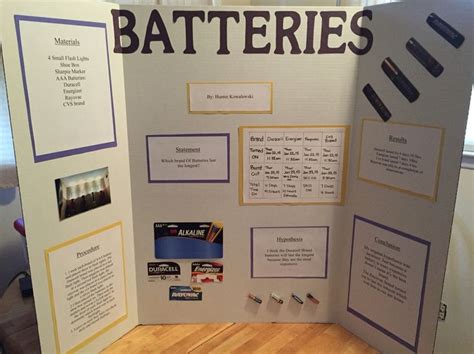 Batteries Science Fair Project Which Brand Last The Longest Science