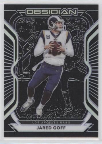 Panini Obsidian Electric Etch Purple Jared Goff For