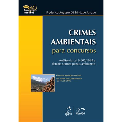 Livro Crimes Ambientais para Concursos Análise da Lei 9 605 1998 e