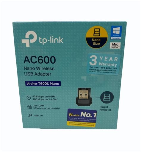 TP Link AC600 Nano Wireless USB Adapter at ₹ 950/piece | New Delhi | ID ...