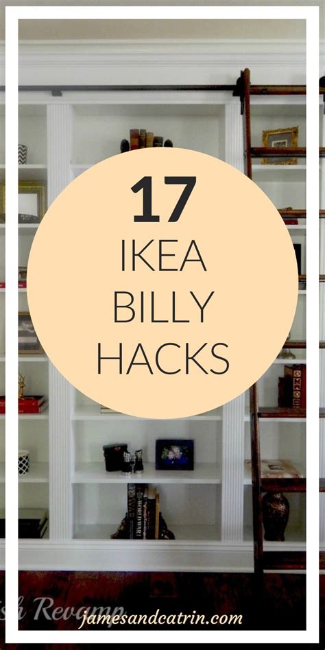 19 Ikea Billy Bookcase Hacks That Are Bold And Beautiful James And Catrin Ikea Billy