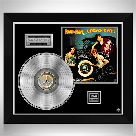 The Stray Cats Rant N Rave Platinum Lp Limited Signature Edition