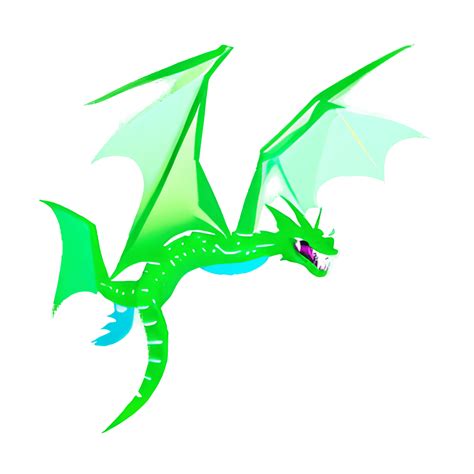 Adult Topaz Dragon in Flight Swooping to Attack · Creative Fabrica