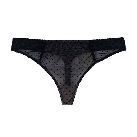Dorina String Nathalie Don T Zwart Milo Lingerie