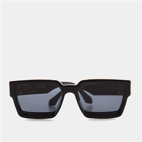 Louis Vuitton Black Z1165w 11 Millionaires Square Sunglasses Louis Vuitton The Luxury Closet