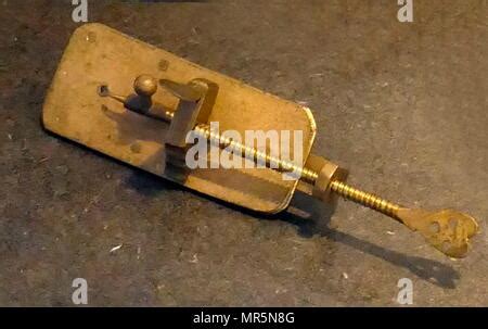 Replica Of A Van Leeuwenhoek Microscope Th Century Stock Photo Alamy