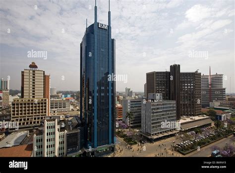 Nairobi Skyline Kenya Africa Stock Photo Alamy