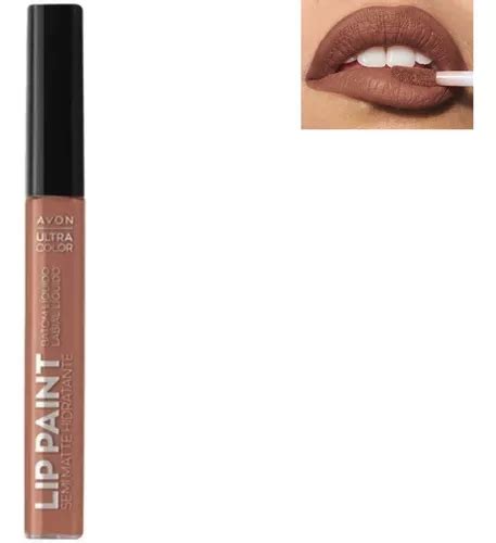 Batom Líquido Ultra Color Lip Paint Nude Delicado 7ml Avon MercadoLivre