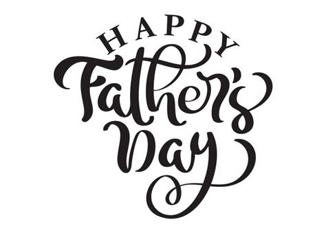 Happy Fathers Day Clipart Black And White