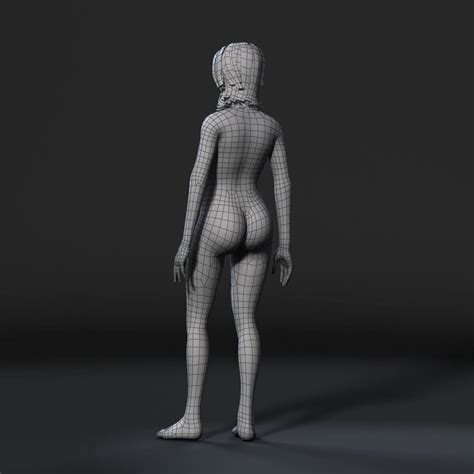Beautiful Naked Woman Character 3D Model By 123IGOR