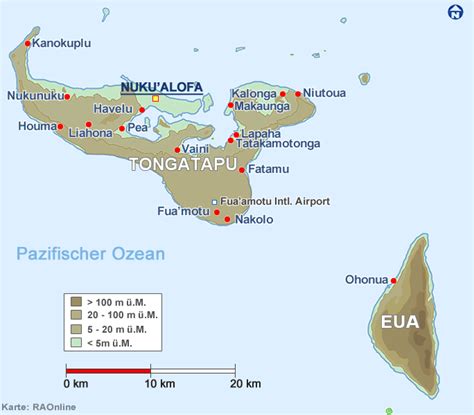 Raonline Edu Geografie Karten Ozeanien Pazifischer Ozean Tonga