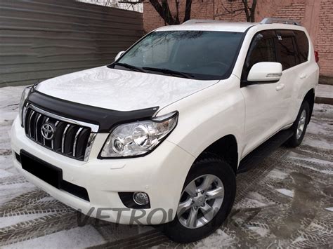 Дефлектор капота / Мухобойка / Toyota / Land Cruiser Prado 150 (2009 ...