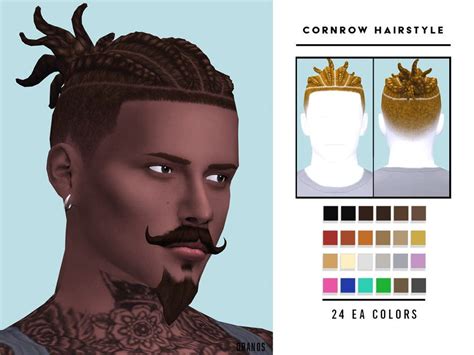 Sims 4 Afro Hair Male, Sims 4 Curly Hair, Sims Hair, Male Hair, Guy ...