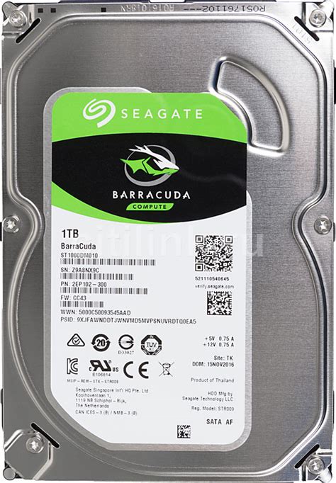 Внешний жесткий диск Seagate Barracuda ST1000DM010 - «Seagate Barracuda ...