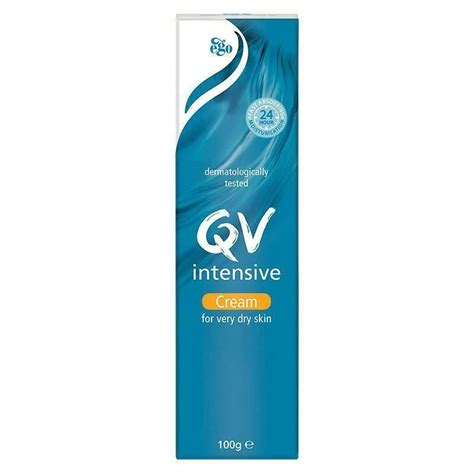 Qv Intensive Cream 100g Triple Moisturising Cream Extremely Dry
