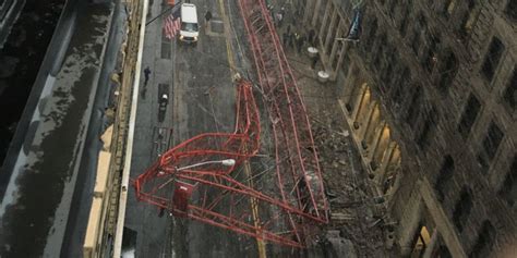 1 Dead 3 Injured In Massive Crane Collapse In Nyc