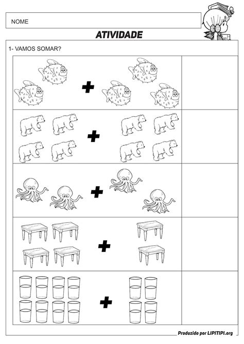 Atividades Com Probleminhas De Adição Para Educação Infantil