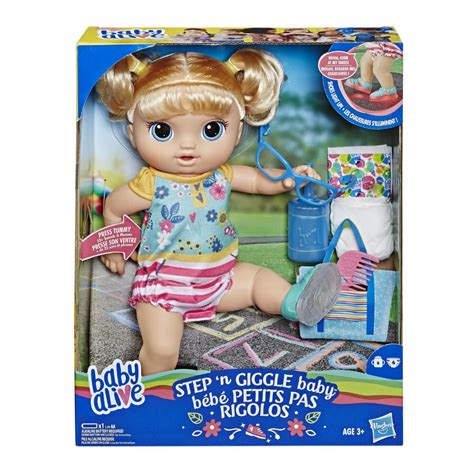 Baby Alive Step N Giggle Baby Blonde Hair Doll E Shopee Singapore