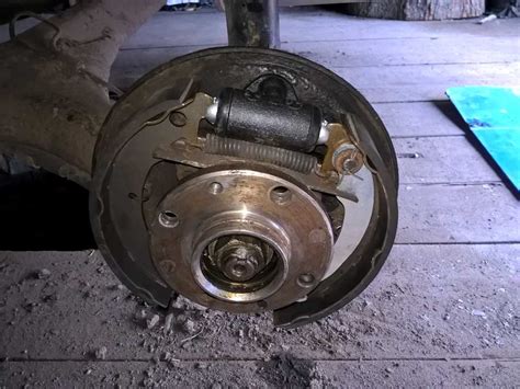 Как снять барабан с заднего колеса ваз 2114