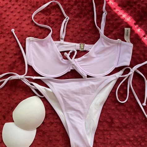 Purple Shein Bikini Never Worn Because Its Too Depop