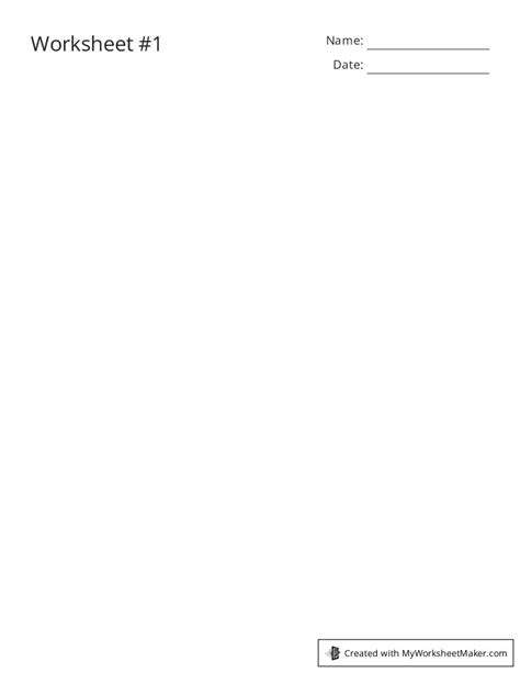 worksheet   worksheet maker create   worksheets