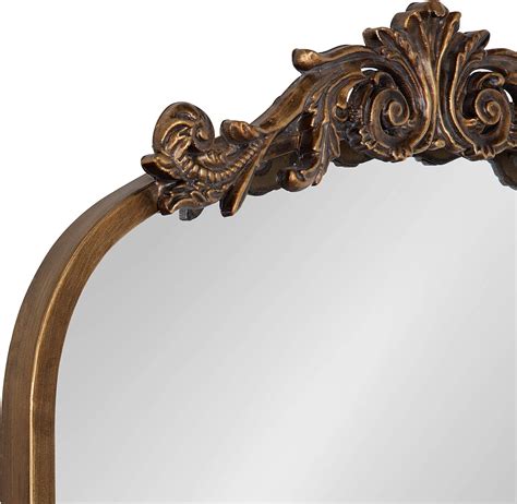 Kate And Laurel Arendahl Traditional Arch Mirror 19 X 30 75 Gold Baroque Inspired Wall