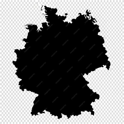 map of germany with black forest 3