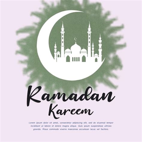 Premium PSD Ramadan Kareem Social Media Banner Design Template