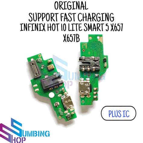 Jual Konektor Charger Infinix Hot 10 Lite Smart 5 X657 X657c X657B Pcb Board Usb Papan Con Cas