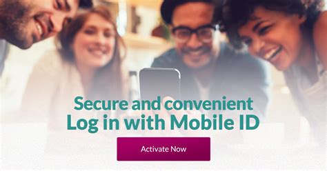 Log in securely online with Mobile ID