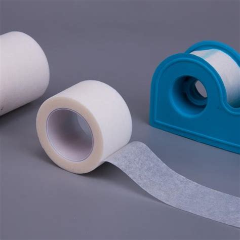 Medical Non Woven Surgical Paper Adhesive Tape With Plastic