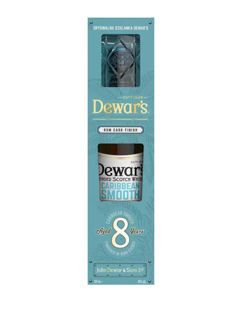 DEWAR'S CARRIBEAN CASK 8YO +SZKLANKA 0,7L - ALKOLABS
